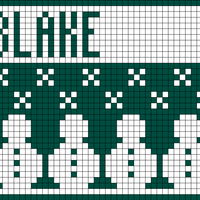 Christmas Stocking Top - Blake 