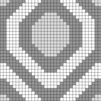 Shining Chart - 4st stripes - Grayscale
