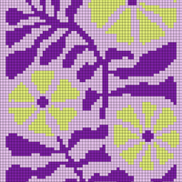 neon flowers