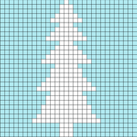 Reverse of Spruce tree
