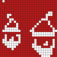 Simple Santa face