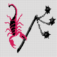 scorpian and flail
