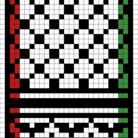 keffiyeh tapestry - Palestinian flag colors