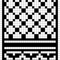 Keffiyeh tapestry - black and white