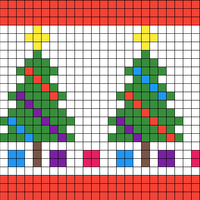 Christmas Tree repeat headband