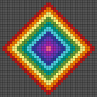 rainbow diamond