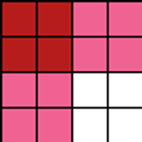 Gingham stocking pattern