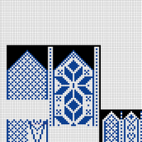 Elsa's Door Selbu Mittens (Small)