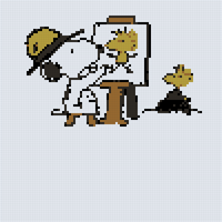 Copy of snoopy painting woodstock 