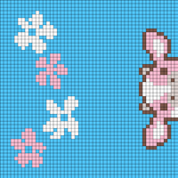 Floral Strawberry Cow