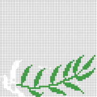 Copy of baby blanket - leaves