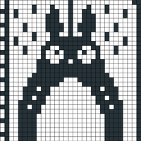 Copy of Totoro Back of Both Mittens