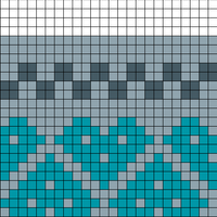 Copy of Copy of gray turquoise ear flap