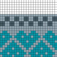Copy of Copy of gray turquoise ear flap
