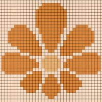 Flower tile