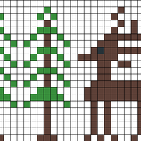 Deer and tree