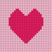 Heart scarf