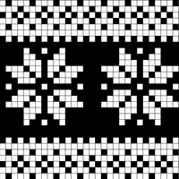 snowflake fair isle