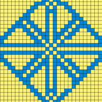 Copy of Blue Yellow Diamond