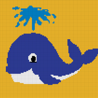 Whale Baby Blanket