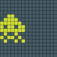Space Invader Scarf