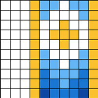 Blå