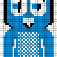 Owl mitten for maman