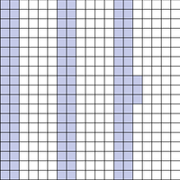 Hat chart repeat over 19 sts
