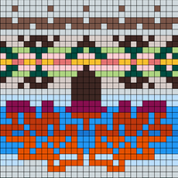 Oak Leave Hat with borders