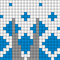 Diamond mittens (right)