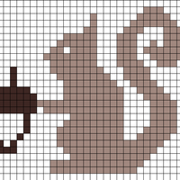 squirrel - double knitting