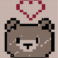 stock-vector-pixel-art-illustration-of-bear-head-with-love-2273791439.jpg