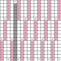 Chart B chilly morning mitt