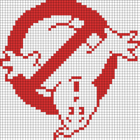 Ghostbusters logo upside down