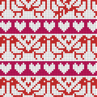 Valentine blanket square
