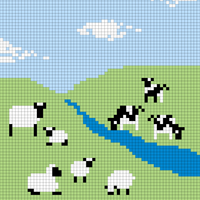 Copy of Copy of Copy of Copy of Scenic landscape (cows and sheep)