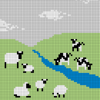 Copy of Copy of Copy of Copy of Scenic landscape (cows and sheep)