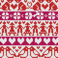 Copy of Valentine blanket square