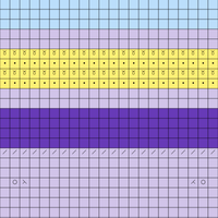 Pup Pouch Base Pattern - Stripes