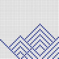 slanted triangles
