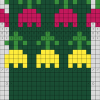 Pup Pouch Base Pattern - Tulips