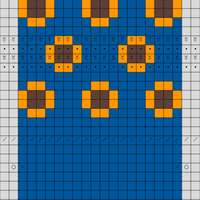 Pup Pouch Base Pattern - Poppies
