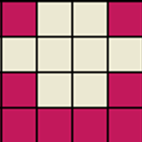 Copy of Blått enkelt brikkevev