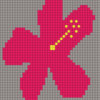 Hibiscus Wall Hanging