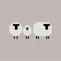 Sheep cushion