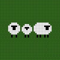 Small sheep cushion