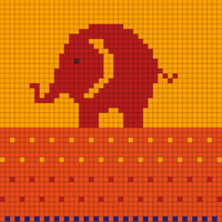 Orange Elephant