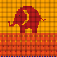Orange Elephant
