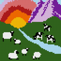 Copy of Copy of Copy of Copy of Copy of Scenic landscape (cows and sheep)