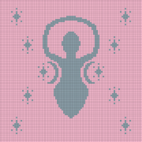 Goddess altar cloth
